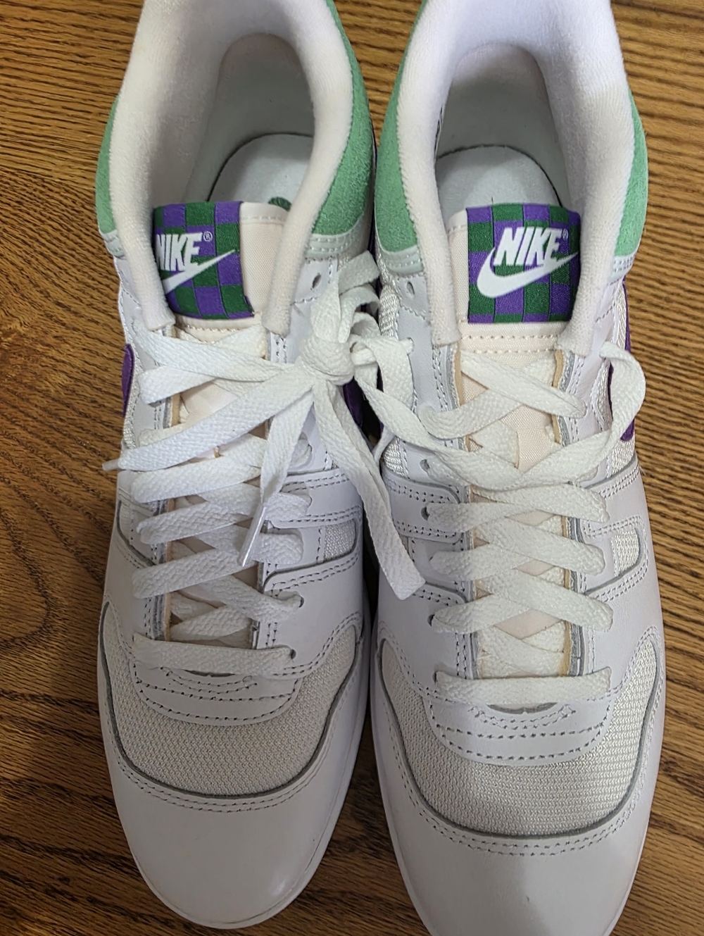 Nike Mac Attack Men’s White Sneakers Size 10.5 with Green & Purple  Brand New! - Picture 3 of 11